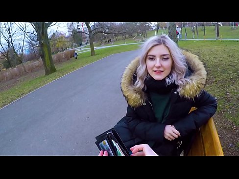 ❤️ Połyka gorące cum nieznajomego za pieniądze - blowjob w parku przez Evę Elfie Fucking at us ️❤